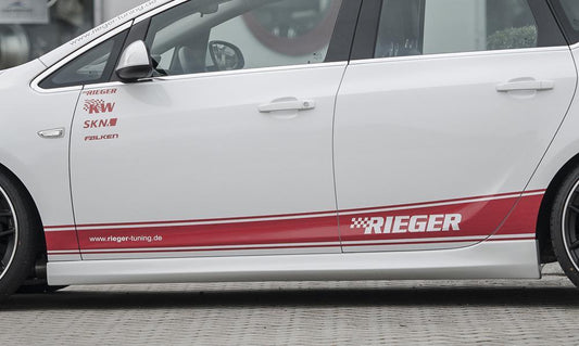 Opel Astra J Rieger Seitenschweller  links, ABS, 
inkl. Montagezubehör, Gutachten