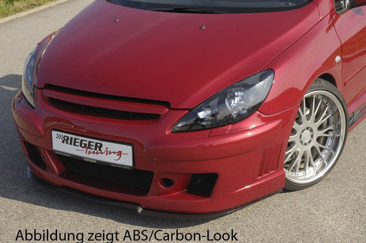 Peugeot 307 Rieger Spoilerschwert für Spoilerstoßstange 52102/09/10/11 gekantete Version, für Spoilerstoßstange, ABS, 
inkl. Montagezubehör, Gutachten