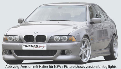 BMW 5er E39 Rieger Spoilerstoßstange  -> ohne NSW ABS, 
inkl. Alugitter, Gutachten, Montagezubehör
