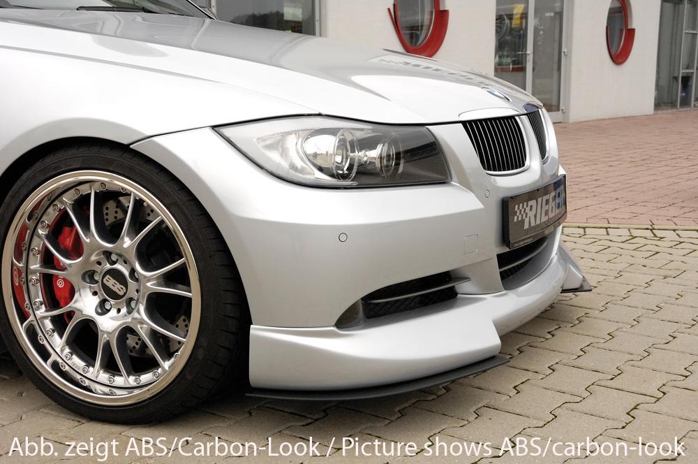 BMW 3er E90 Rieger Spoilerschwert für Spoilerlippe 53400 2-tlg., für Spoilerlippe, ABS, 
inkl. Montagezubehör, ABE