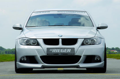 BMW 3er E90 Rieger Spoilerstoßstange   -> Rückfrage ob 330i oder normal ! ABS, 
inkl. Alugitter, Montagezubehör, ABE