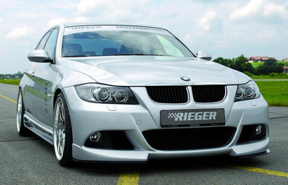 BMW 3er E90 Rieger Spoilerstoßstange   -> Rückfrage ob 330i oder normal ! ABS, für Fzg. mit Scheinwerferreinigungsanlage, 
inkl. Alugitter, Montagezubehör, ABE