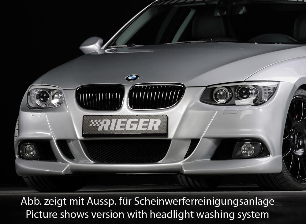 BMW 3er E92 Rieger Spoilerstoßstange    ABS, 
inkl. Alugitter, Montagezubehör, ABE