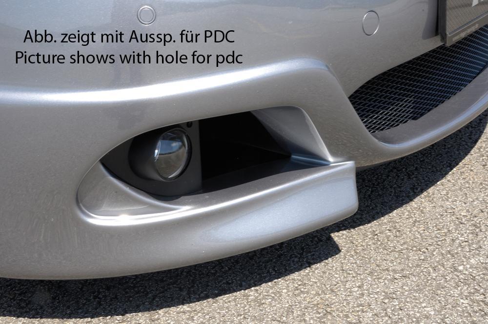 BMW 5er E60 Rieger Spoilerstoßstange  ABS, für Fzg. mit Scheinwerferreinigungsanlage, 
inkl. Alugitter, Montagezubehör, ABE