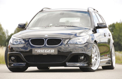 BMW 5er E60 Rieger Spoilerstoßstange  ABS, für Fzg. mit Scheinwerferreinigungsanlage, 
inkl. Alugitter, Montagezubehör, ABE