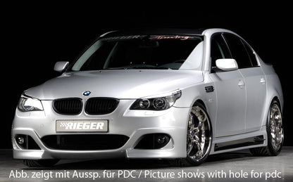 BMW 5er E60 Rieger Spoilerstoßstange  ABS, für Fzg. mit Scheinwerferreinigungsanlage, 
inkl. Alugitter, Montagezubehör, ABE