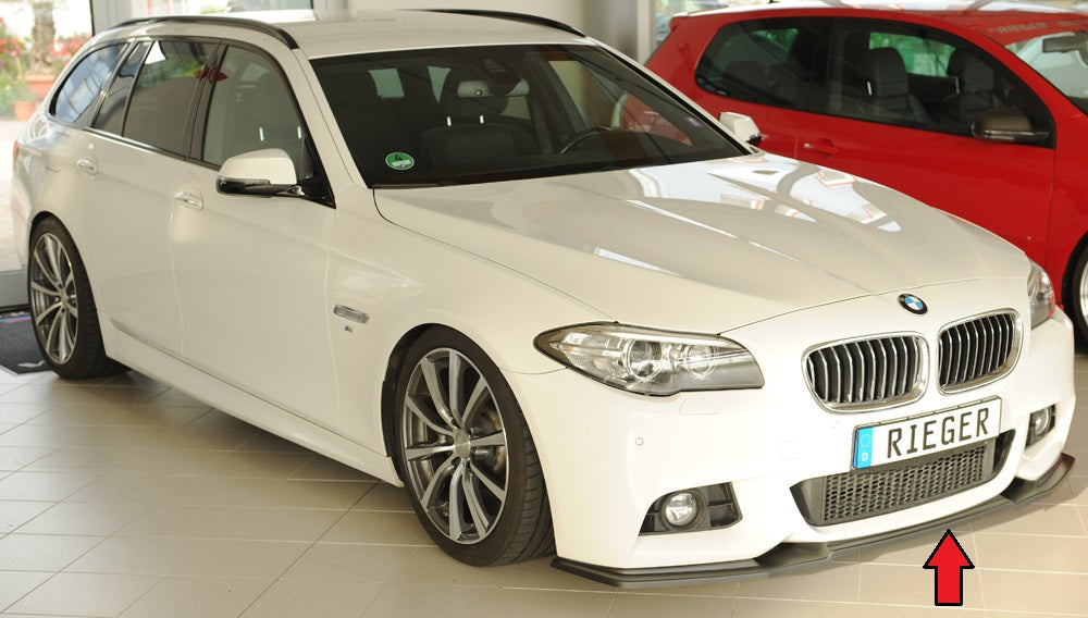BMW 5er F11  (5K) Rieger Spoilerschwert für orig. Frontschürze, ABS, für Fzg. mit M-Sport-Paket, 
inkl. Montagezubehör, ABE