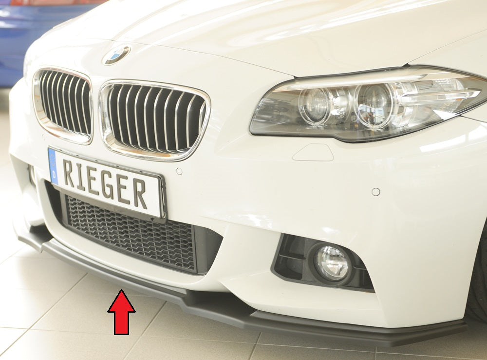 BMW 5er F11  (5K) Rieger Spoilerschwert für orig. Frontschürze, ABS, für Fzg. mit M-Sport-Paket, 
inkl. Montagezubehör, ABE