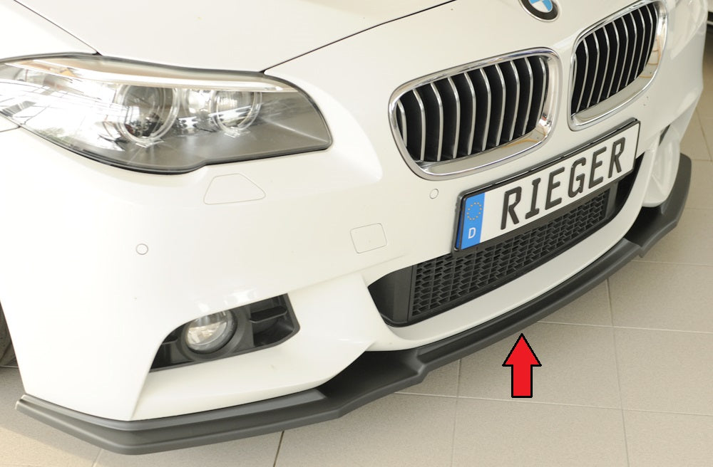 BMW 5er F11  (5K) Rieger Spoilerschwert für orig. Frontschürze, ABS, für Fzg. mit M-Sport-Paket, 
inkl. Montagezubehör, ABE
