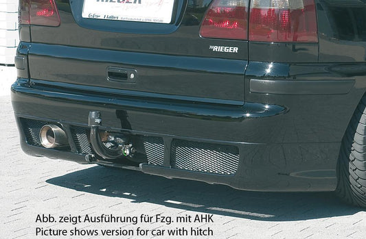 Ford Galaxy (WGR) Rieger Heckschürzenansatz -> ohne Aussparung für AHK ABS, 
inkl. Alugitter, Gutachten, Montagezubehör