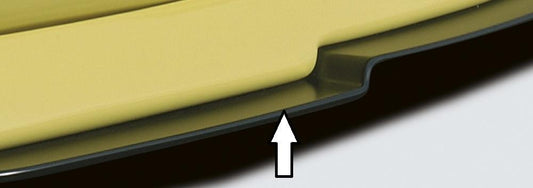Audi A4 (B5) Rieger Spoilerschwert   für  Spoilerlippe 55010 gekantete Version, für Spoilerlippe, ABS, 
inkl. Montagezubehör, Gutachten