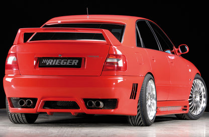 Audi A4 (B5) Rieger Heckflügel mit 3. Bremsleuchte, PUR, 
Montagezubehör, ABE
