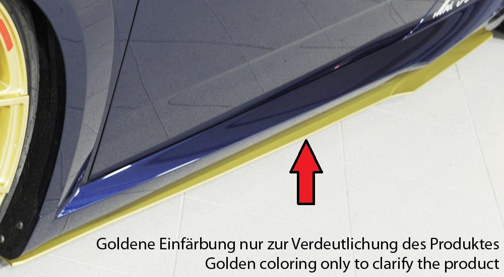 Audi TT (8J-FV/8S) Rieger Seitenschwelleransatz nur für S-Line-Schweller auch TTS / TT-RS rechts, für orig. Seitenschweller, ABS, für Fzg. mit S-Line Exterieur, 
inkl. Montagezubehör, Gutachten