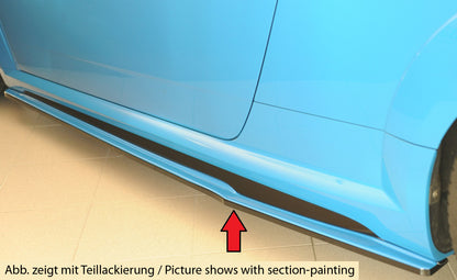 Audi TT RS (8J/8J1-FV/8S) Rieger Seitenschwelleransatz (ca. 19mm) links, für orig. Seitenschweller, ABS, für Fzg. mit S-Li...
