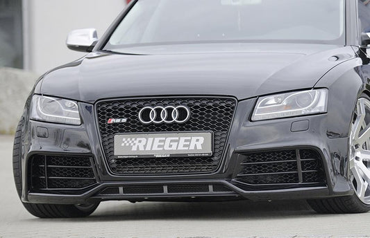 Audi A5 (B8/B81) Rieger Spoilerstoßstange  orig. Nebelscheinwerfer entfallen, ABS, für Fzg. mit Scheinwerferreinigungsanlage, Einparkhilfe (PDC), S-Line Exterieur und ohne S-Line Exterieur, 
inkl. Montagezubehör, ABE