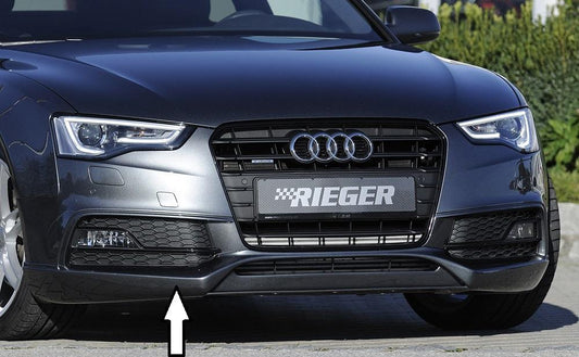 Audi A5 (B8/B81) Rieger Spoilerlippe  ABS, für Fzg. mit S-Line Exterieur, 
inkl. Montagezubehör, ABE