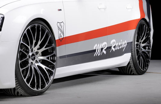 Audi A4 (B8/B81) Rieger Seitenschweller  links, ABS, für Fzg. mit S-Line Exterieur und ohne S-Line Exterieur, 
inkl. Montagezubehör, Gutachten