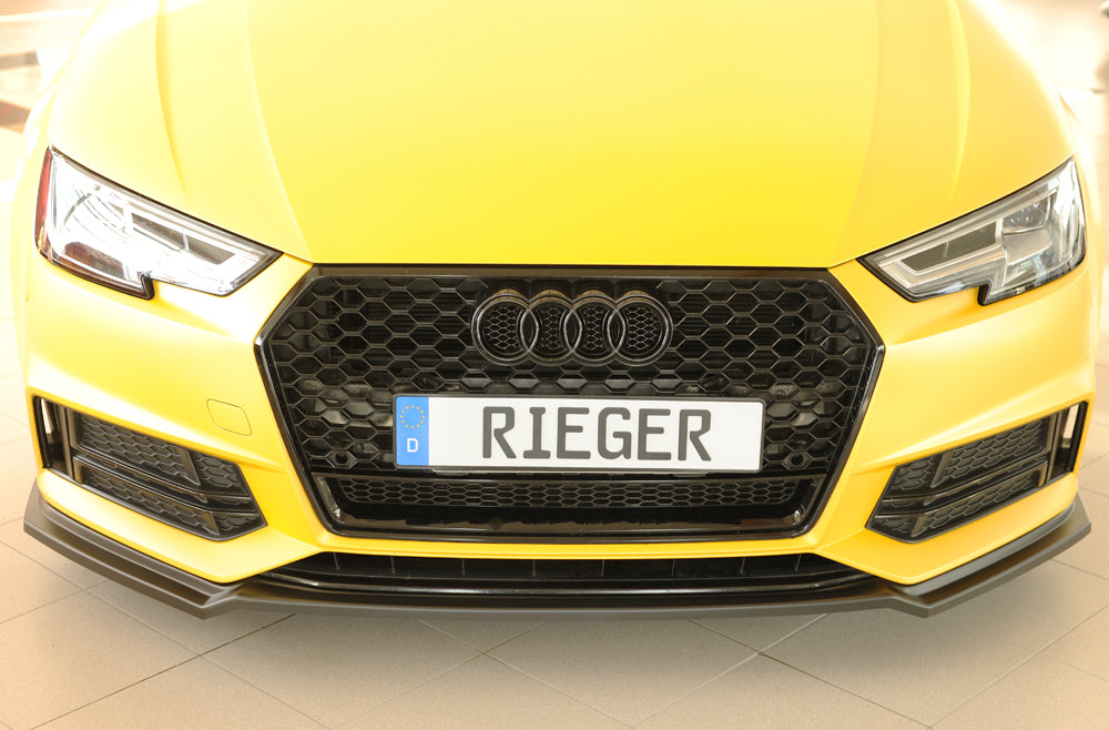 Audi A4 S4 (B9/F4) Rieger Spoilerschwert für orig. Frontschürze, ABS, für Fzg. mit S-Line Exterieur, 
inkl. Montagezubehör...