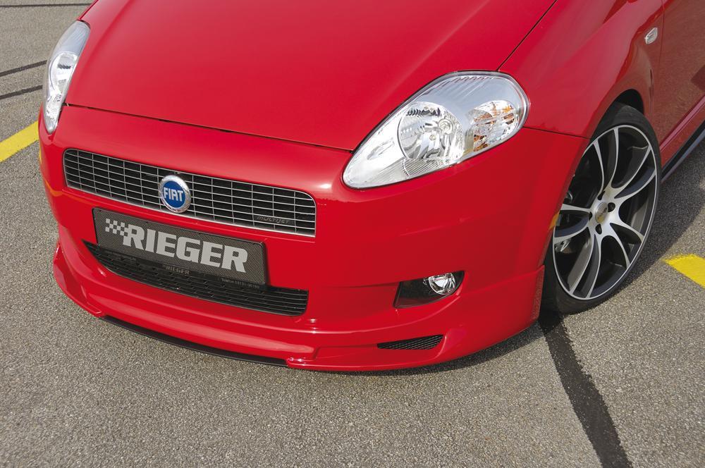 Fiat Grande Punto (199) Rieger Spoilerlippe   nicht für Evo ! ABS, 
inkl. Montagezubehör, ABE