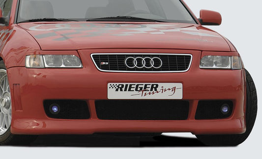 Audi A3 (8L) Rieger Spoilerstoßstange S3-Look  für orig. S3-Grilleinsatz mit Halter f. orig. NSW, mit integr. Kühlergrilleinfassung, ABS, 
inkl. Alugitter, Montagezubehör, ABE