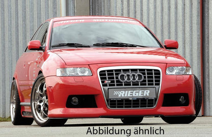 Audi A3 (8L) Rieger Spoilerstoßstange R-Frame  -> für original Audi-Grill ABS, 
inkl. Alugitter, Montagezubehör, ABE