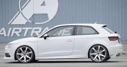 Audi A3 (8V) Rieger Spoilerlippe    ABS, für Fzg. ohne S-Line Exterieur, 
inkl. Montagezubehör, ABE