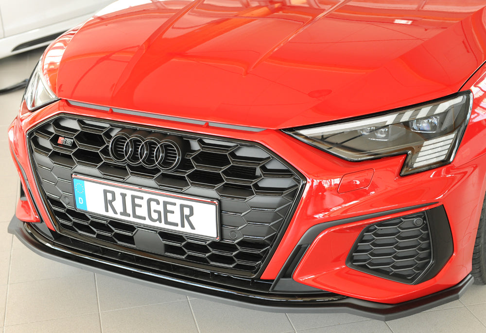 Audi A3 S3 (GY) Rieger Spoilerschwert für orig. Frontschürze, ABS, für Fzg. mit S-Line Exterieur, 
inkl. Montagezubehör, ABE