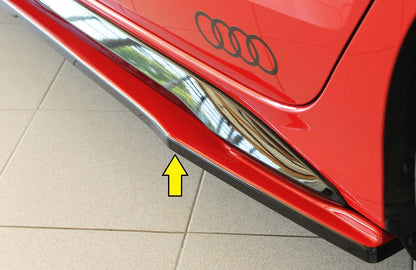 Audi A3 (GY) Rieger Seitenschwelleransatz links, für orig. Seitenschweller, ABS, für Fzg. mit S-Line Exterieur, 
inkl. Mon...