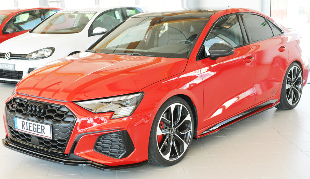 Audi A3 (GY) Rieger Seitenschwelleransatz links, für orig. Seitenschweller, ABS, für Fzg. mit S-Line Exterieur, 
inkl. Mon...