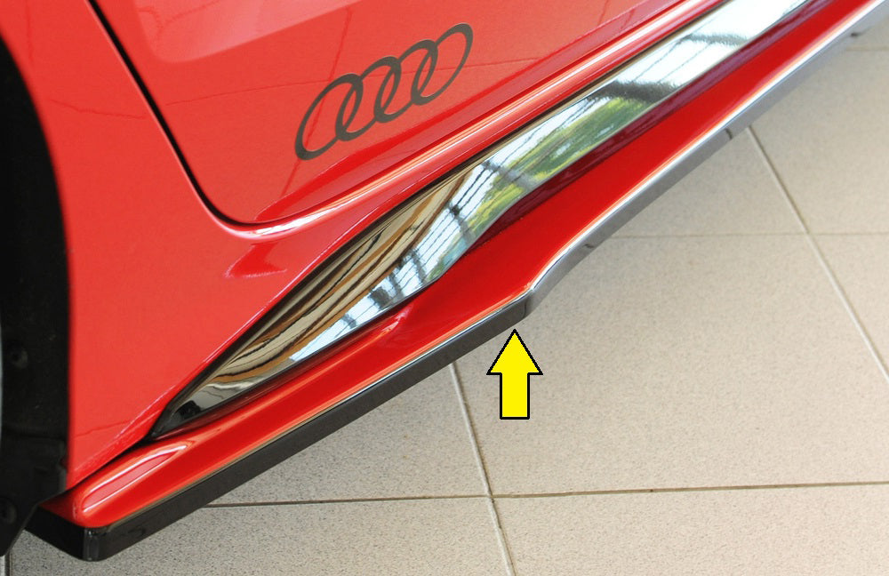 Audi A3 (GY) Rieger Seitenschwelleransatz rechts, für orig. Seitenschweller, ABS, für Fzg. mit S-Line Exterieur, 
inkl. Mo...