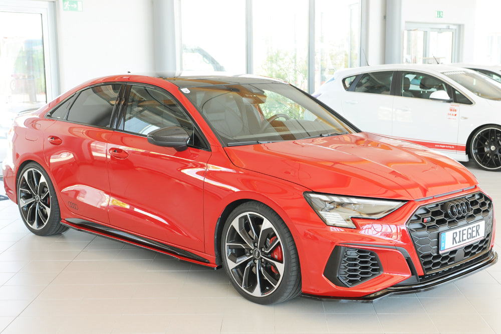Audi A3 (GY) Rieger Seitenschwelleransatz rechts, für orig. Seitenschweller, ABS, für Fzg. mit S-Line Exterieur, 
inkl. Mo...
