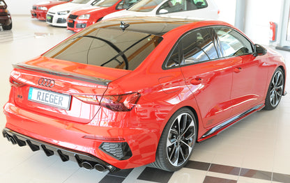 Audi A3 (GY) Rieger Seitenschwelleransatz rechts, für orig. Seitenschweller, ABS, für Fzg. mit S-Line Exterieur, 
inkl. Mo...