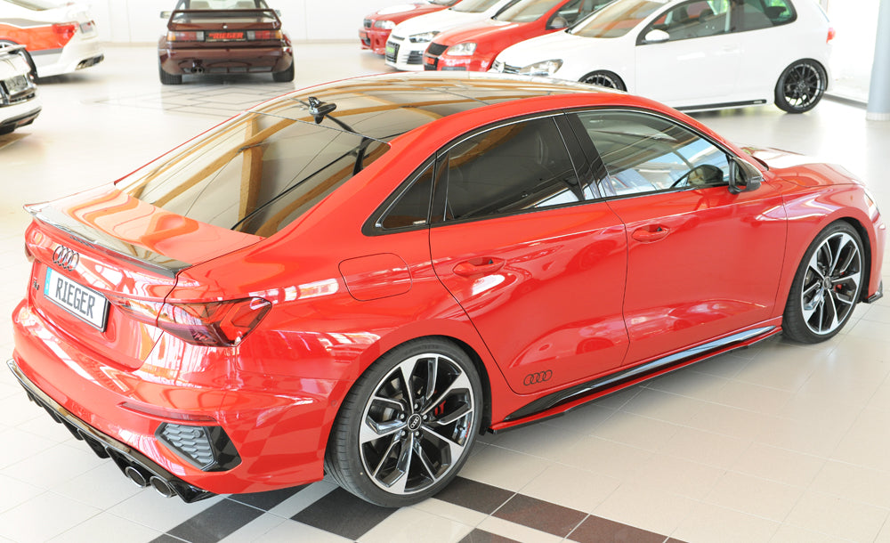 Audi A3 S3 (GY) Rieger Seitenschwelleransatz rechts, für orig. Seitenschweller, ABS, für Fzg. mit S-Line Exterieur, 
inkl....