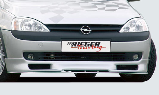 Opel Corsa C Rieger Spoilerlippe   bis Mod. 2002 ABS, 
inkl. Gutachten, Montagezubehör
