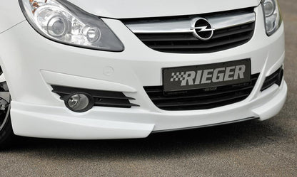 Opel Corsa D Rieger Spoilerlippe  ABS, 
inkl. Montagezubehör, ABE