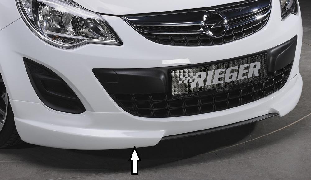 Opel Corsa D Rieger Spoilerlippe  ABS, 
Montagezubehör, ABE