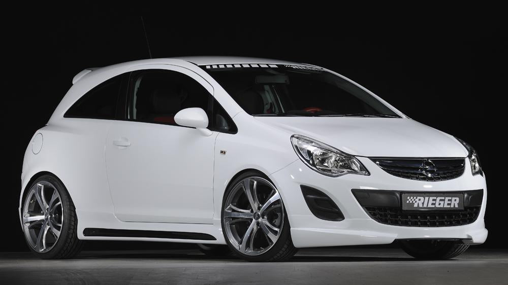 Opel Corsa D Rieger Spoilerlippe  ABS, 
Montagezubehör, ABE