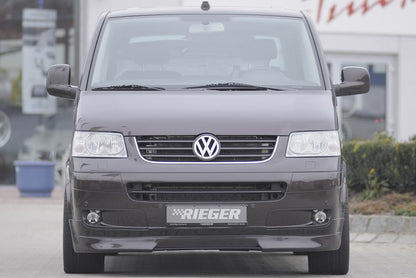 VW T5 Bus Rieger Spoilerlippe für alle Modelle mit Multivan-/Caravellefront ABS, 
inkl. Montagezubehör, ABE