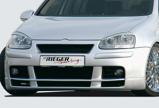 VW Golf 5 Rieger Spoilerstoßstange    ohne Lüftungsschlitze, ABS, 
inkl. Alugitter, Montagezubehör, ABE