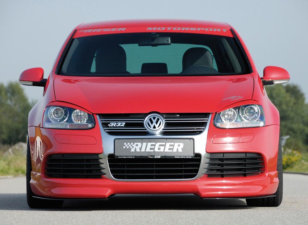 VW Golf 5 Rieger Spoilerlippe   -> nur für R32 ABS, 
Montagezubehör, ABE