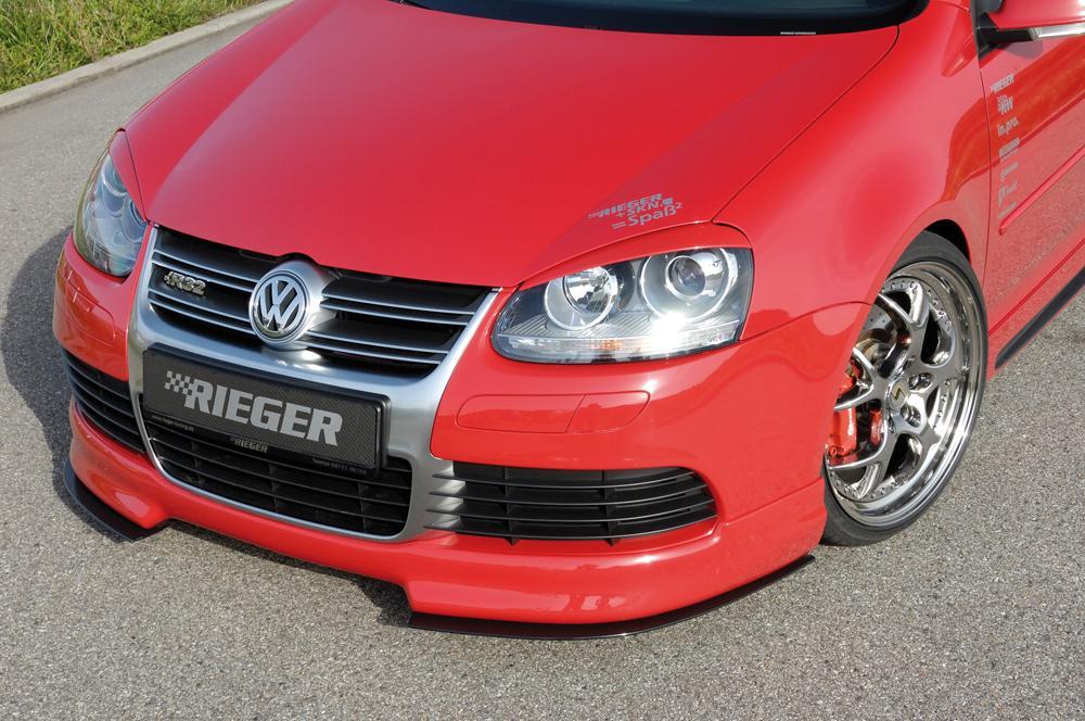 VW Golf 5 Rieger Spoilerlippe   -> nur für R32 ABS, 
Montagezubehör, ABE