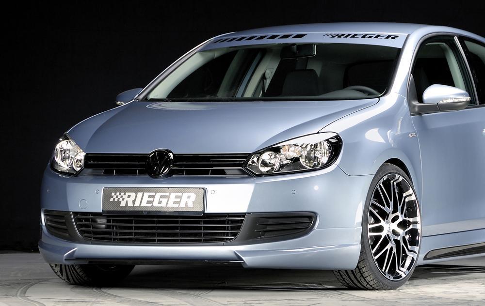 VW Golf 6 Rieger Spoilerlippe  für Spoilerlippe, ABS, 
inkl. Montagezubehör, ABE