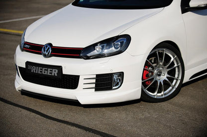 VW Golf 6 GTD Rieger Spoilerlippe  ABS, 
inkl. Montagezubehör