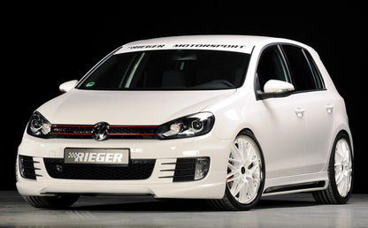 VW Golf 6 GTD Rieger Spoilerlippe  ABS, 
inkl. Montagezubehör