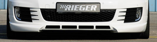 VW Golf 6 GTD Rieger Spoilerlippe  mit zusätzlichen Lüftungsschlitzen, ABS, 
inkl. Alugitter, Montagezubehör, ABE