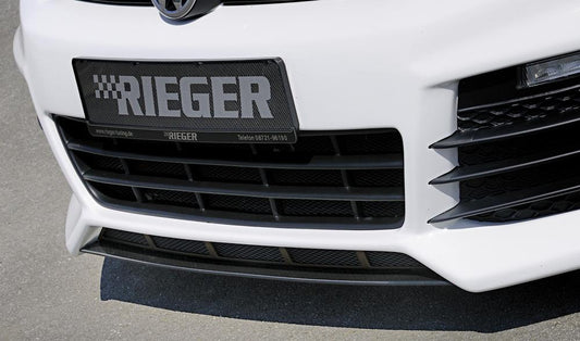 VW Golf 6 Rieger Spoilerschwert für Spoilerstoßstange 59529/30/31/32/33/34 mittig, für Spoilerstoßstange, ABS, 
inkl. Montagezubehör, ABE