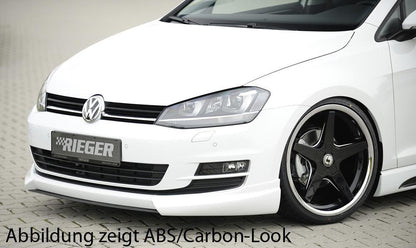 VW Golf 7 Rieger Spoilerschwert für Spoilerlippe 59550 / 59551 mittig, für Spoilerlippe, ABS, 
inkl. Montagezubehör, ABE