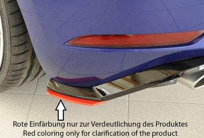 VW Golf 7 GTI Rieger Heckschürzenansatz seitlich links nur für orig. Heckeinsatz links, für orig. Heckeinsatz, ABS, für Fzg. mit R-Line Exterieur, 
inkl. Montagezubehör, Gutachten