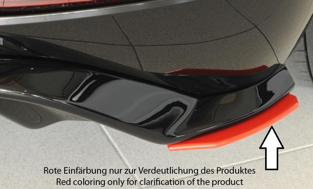 VW Golf 7 GTI Rieger Heckschürzenansatz seitlich rechts für Rieger Heckeinsatz rechts, für Rieger Heckeinsatz, ABS, 
inkl. Montagezubehör, Gutachten