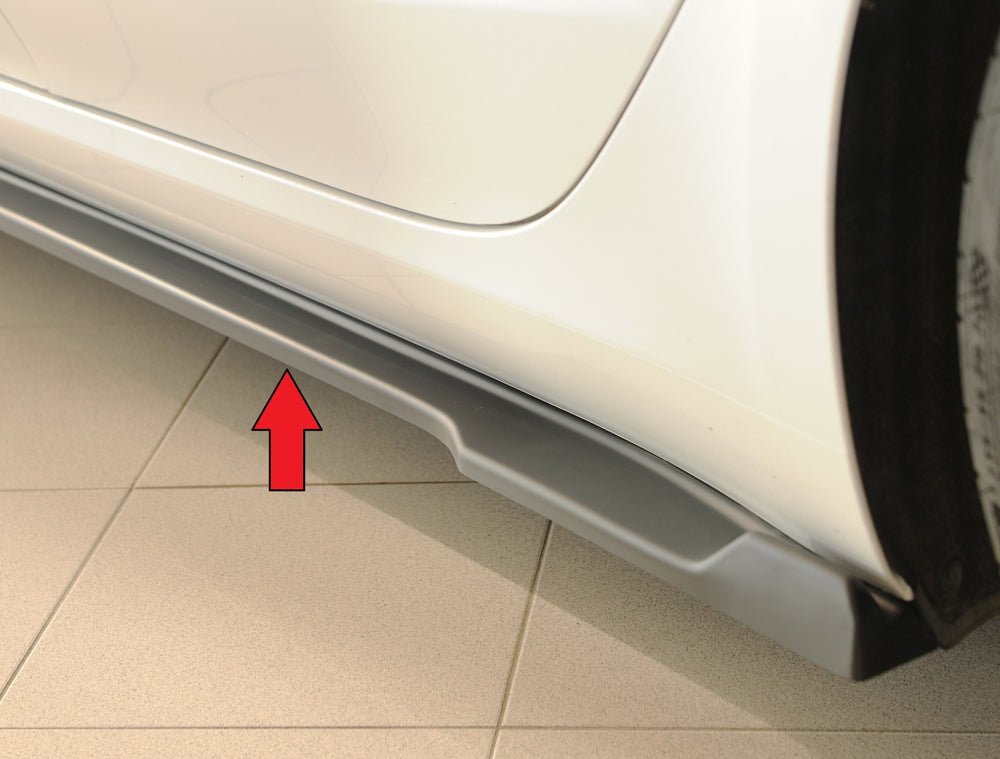 Tesla Model 3  (003) Rieger Seitenschwelleransatz links, für orig. Seitenschweller, ABS, 
inkl. Montagezubehör, Gutachten